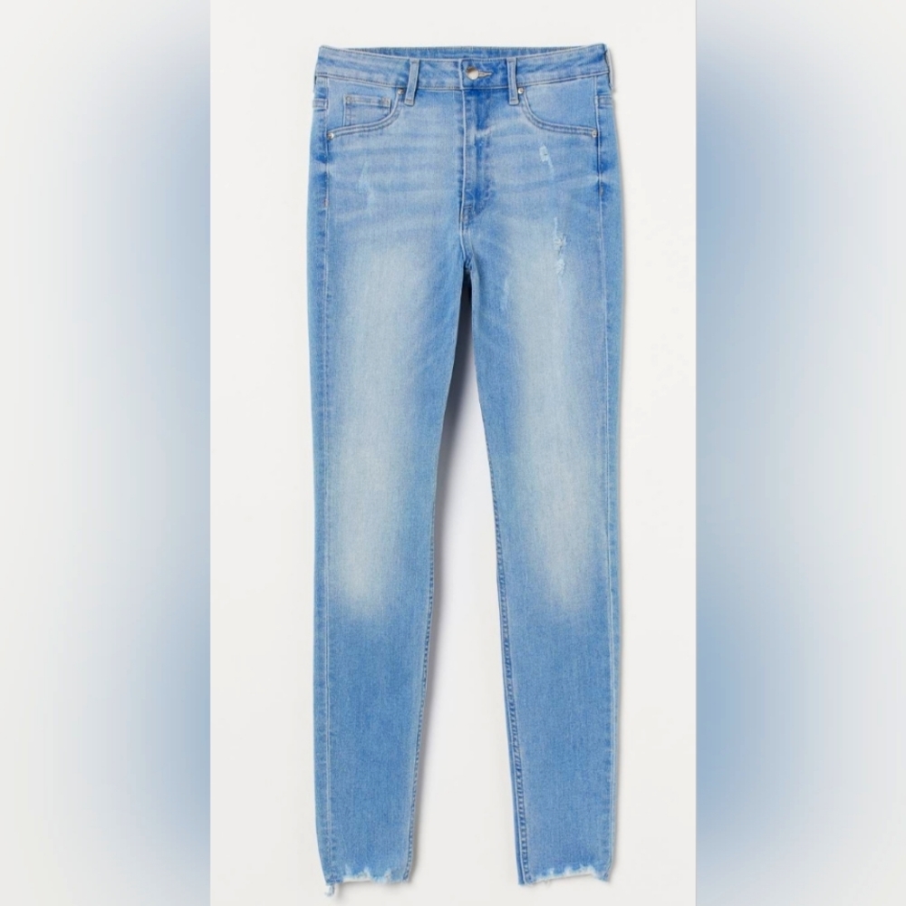 H&M SIZE 16 LIGHE DENIM BLUE
